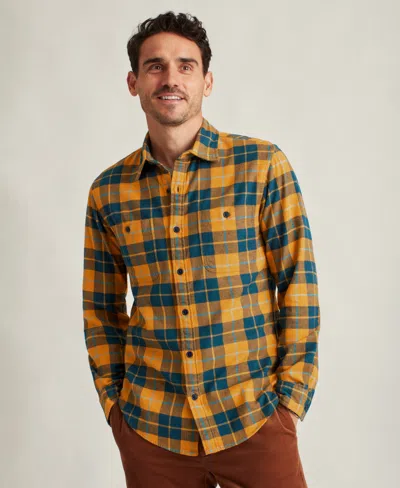 Bonobos Men's Long Sleeve Button-down Plaid Shirt In Yellow