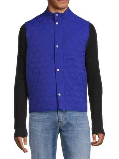 Bonobos Men's Onion Quilted Padded Vest In Cobalt