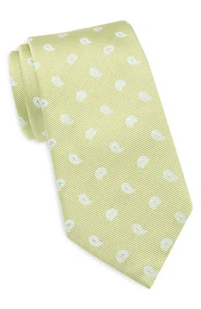 Bonobos Paisley On Silk Twill Ground Tie In Green
