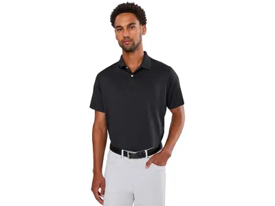 Bonobos Performance Golf Polo Men's Clothing Jet Black: Lg, Polyester/spandex In Transparent