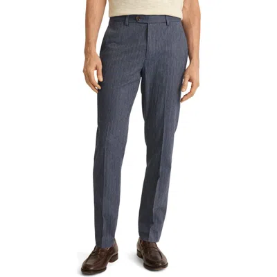 Bonobos Primo Cotton & Linen Blend Chinos In Blue