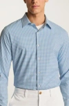 Bonobos Raleigh Gingham Performance Button Down Shirt In Blue