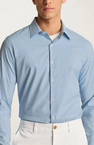 Bonobos Raleigh Gingham Performance Button Down Shirt In Blue