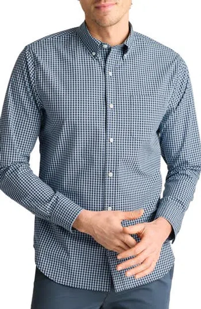 Bonobos Raliegh Slim Fit Gingham Check Button Down Shirt In Blue