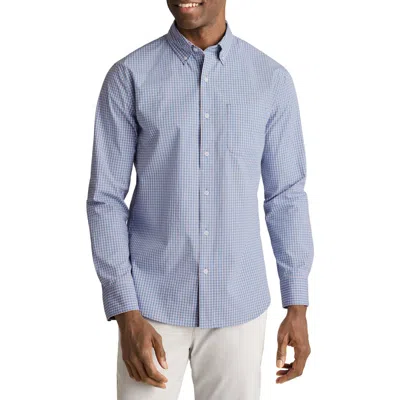 Bonobos Raliegh Slim Fit Gingham Check Button Down Shirt In Blue