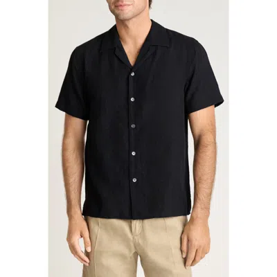 Bonobos Riviera Cabana Shirt In Black