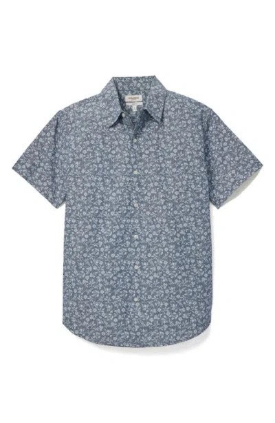 Bonobos Riviera Floral Short Sleeve Stretch Cotton Button-up Shirt