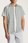 Bonobos Riviera Floral Short Sleeve Stretch Cotton Button-up Shirt In Kenria Floral V2 C67