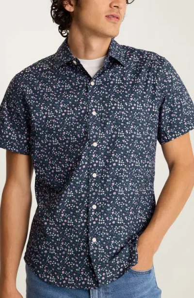 Bonobos Riviera Floral Slim Fit Short Sleeve Button-up Shirt In Odisha Floral C1