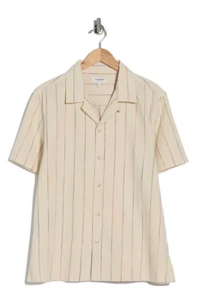 Bonobos Riviera Short Sleeve Shirt In Gold