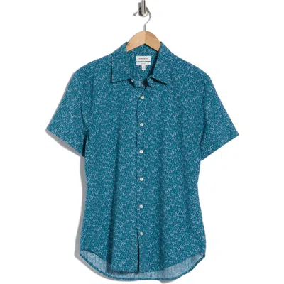 Bonobos Riviera Short Sleeve Shirt In Blue
