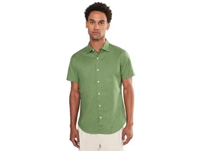 Bonobos Riviera Short Sleeve Shirt Men's Clothing Olive Dot: Xl, Cotton In Green
