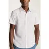 Bonobos Riviera Slim Fit Point Collar Short Sleeve Stretch Cotton Button-up Shirt