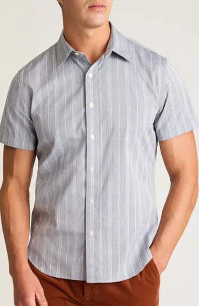 Bonobos Riviera Slim Fit Stripe Short Sleeve Button-up Shirt In Multi