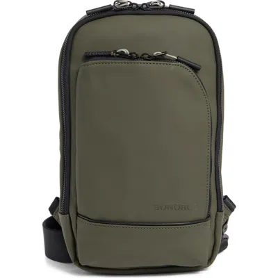 Bonobos Rubberized Sling Backpack In Green