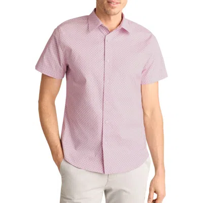 Bonobos Seine Foulard Slim Fit Short Sleeve Button-up Shirt In Pink
