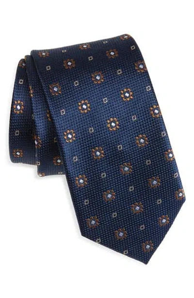 Bonobos Silk Medallion Tie In Blue