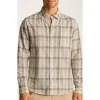 Bonobos Slim Fit Plaid Cotton Madras Button-down Shirt In Brown