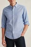 Bonobos Slim Fit Solid Blue Stretch Cotton Button-down Oxford Shirt In Blue