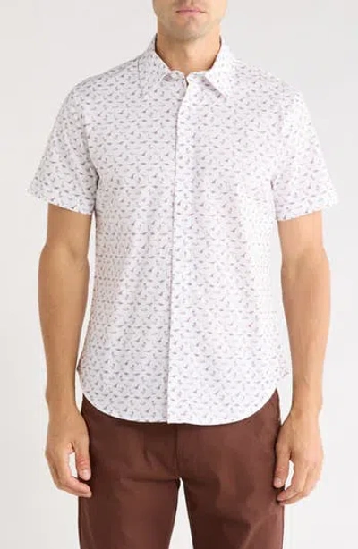 Bonobos Slim Fit Stretch Cotton Poplin Button-up Shirt In Dino X-ray V5 C4
