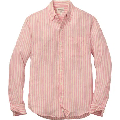 Bonobos Slim Fit Stripe Linen Button-down Shirt In Franz Stripe