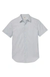Bonobos Slim Fit Tech Performance Short Sleeve Button-up Shirt In Breen Geo