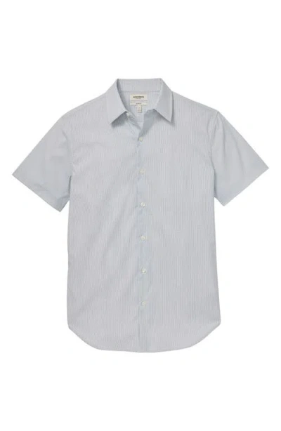Bonobos Slim Fit Tech Performance Short Sleeve Button-up Shirt In Breen Geo