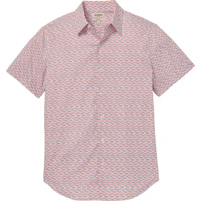 Bonobos Slim Fit Tech Performance Short Sleeve Button-up Shirt In Fish Party