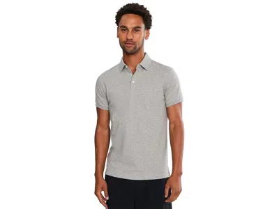Bonobos Stretch Pique Polo Men's Clothing Heather Light Grey: 2xl, Cotton/spandex In Gray