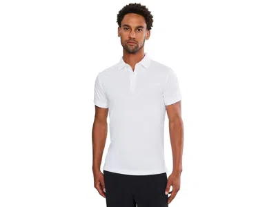 Bonobos Stretch Pique Polo Men's Clothing White: Md, Cotton/spandex