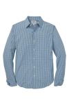 Bonobos Tech Slim Fit Check Performance Button-up Shirt In Cowtan Plaid C11