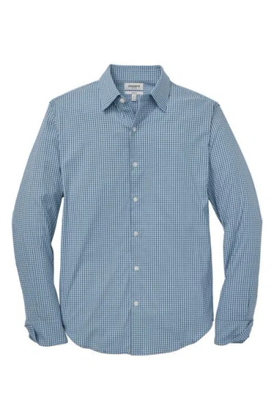 Bonobos Tech Slim Fit Check Performance Button-up Shirt In Cowtan Plaid C11