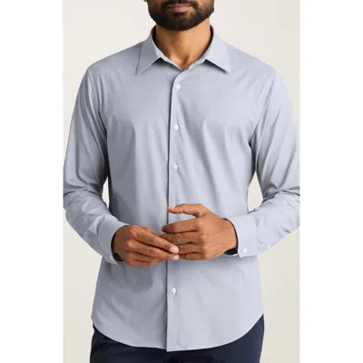 Bonobos Tech Slim Fit Geo Print Performance Button-up Shirt In Burgundy