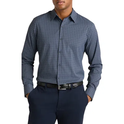 Bonobos Tech Slim Fit Plaid Performance Button-up Shirt In Blue
