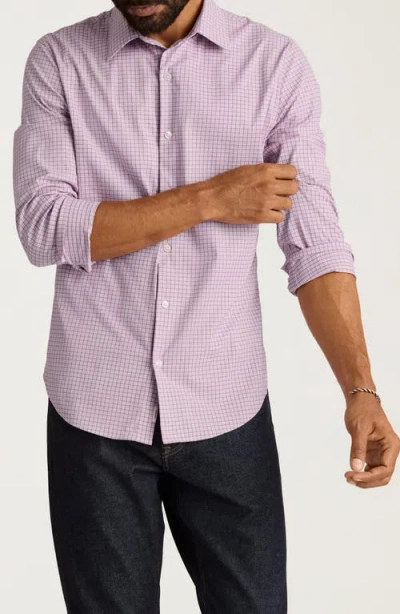 Bonobos Tech Slim Fit Solid Button-up Shirt In Pink
