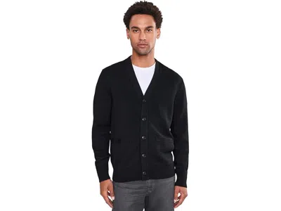 Bonobos Washable Merino Cardigan Men's Sweater Black: Lg, Wool