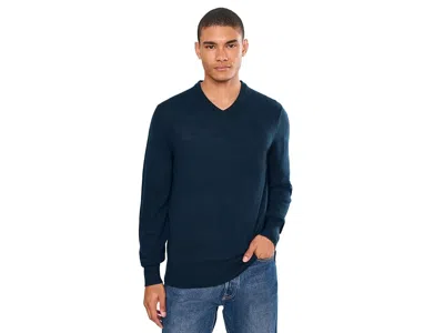 Bonobos Washable Merino V-neck Sweater Men's Sweater Navy Blue: Md, Wool