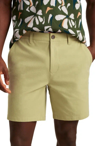 Bonobos Washed Stretch Cotton Chino Shorts In Green