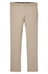 Bonobos Weekday Warrior Check Flat Front Stretch Cotton Pants In Friday Khaki Small Glen Check