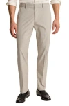 Bonobos Weekday Warrior Check Flat Front Stretch Cotton Pants In Neutral