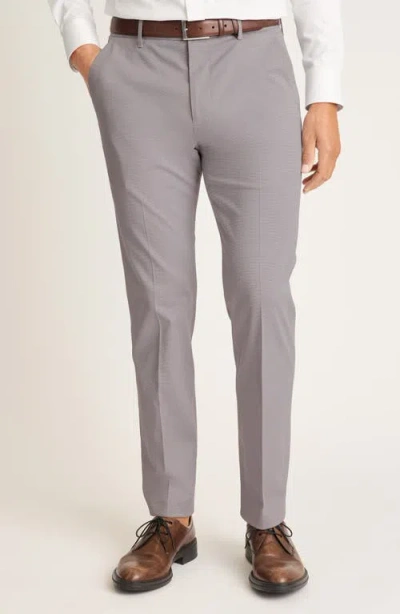 Bonobos Weekday Warrior Micro Dobby Dress Pants In Gray