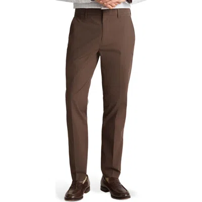 Bonobos Weekday Warrior Slim Fit Glen Check Dress Pants In Tuesday Brown Glen Check