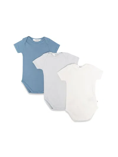 Bonpoint 3-piece Baby Bodysuit Set In Blue
