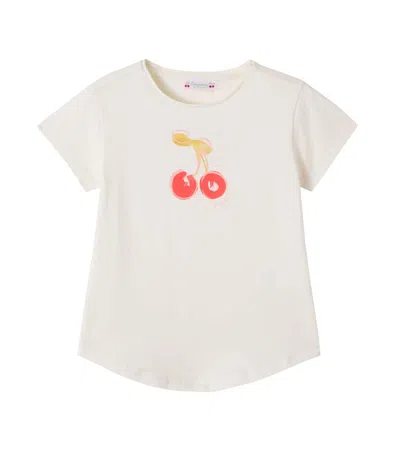 Bonpoint Kids' Aada Printed Cotton Jersey T-shirt In White
