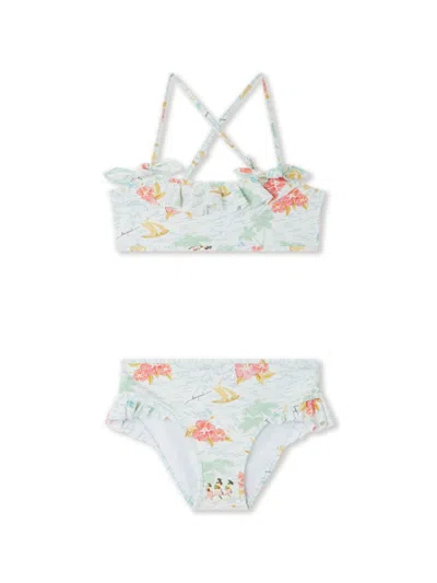 Bonpoint Kids' Abigael Bikini In Blue