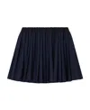Bonpoint Accordion Pleat Miniskirt In Blue