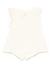 Bonpoint Ailette Pajama Set In Yellow