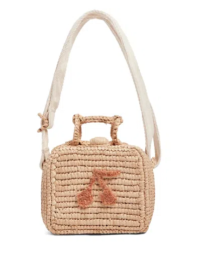 Bonpoint Kids' Aimane Shoulder Bag In Neutrals