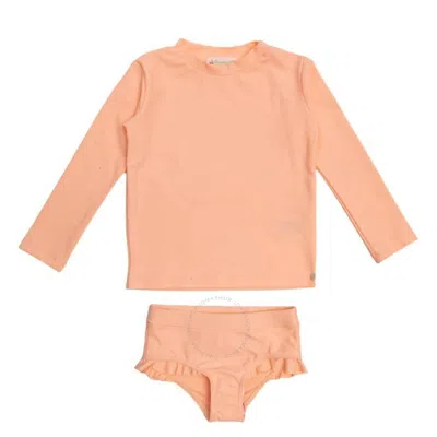 Bonpoint Kids' Girls Pink Frill Bikini