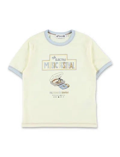 Bonpoint Akiva Girl's Retro Graphic Organic Cotton T-shirt In Giallo